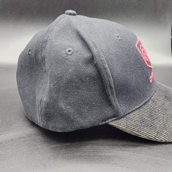 Dodge Ram Hat Cap Black Red Choko Brand Soft Felt Fitted Flex One size - Picture 4 of 7